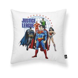 Funda de cojín Justice League Justice Team A Blanco 45 x 45 cm