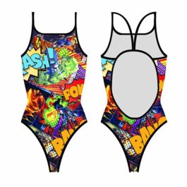 Bañador Mujer Turbo Super Comic Coral Precio: 43.79000043. SKU: S64137467