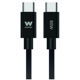 Cable USB 2.0 Tipo-C Woxter PE26-193/ USB Tipo-C Macho - USB Tipo-C Macho/ Hasta 60W/ 480Mbps/ 2m/ Negro Precio: 6.8848995039. SKU: B1EBSSV6HP