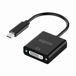 Adaptador USB C a DVI approx! APPC51 Negro Precio: 18.94999997. SKU: S0235362