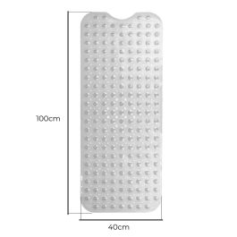 Alfombrilla Antideslizante para Ducha Exma Transparente PVC 100 x 40 cm