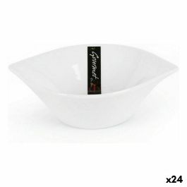 Bol para Aperitivos Pica-pica gourmet Blanco 15 x 11,5 x 4,2 cm (24 Unidades)