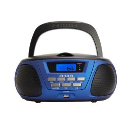 Radio CD Bluetooth MP3 Aiwa BBTU-300BL Azul Negro Precio: 54.94999983. SKU: S7602422