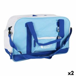 Bolsa de Deporte con Portazapatos LongFit Care Azul/Blanco (2 Unidades) Precio: 22.49999961. SKU: B1AL3ZCX63