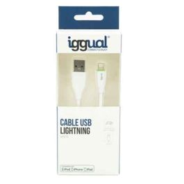 Cable Lightning iggual IGG316955 1 m Blanco Precio: 4.94999989. SKU: S0229843