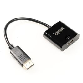 Adaptador DisplayPort a HDMI iggual IGG318041