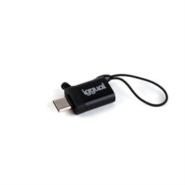 Adaptador USB C a USB iggual IGG318409 Negro