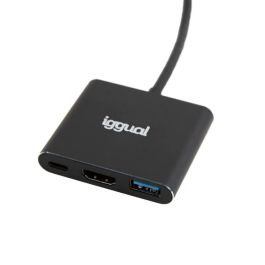 Hub USB iggual IGG318461