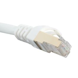 Cable de Red Rígido FTP Categoría 7 iggual IGG318614 Blanco 15 m