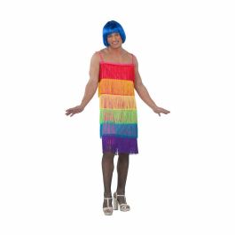 Disfraz para Adultos My Other Me Rainbow Vestido Con flecos Talla 54