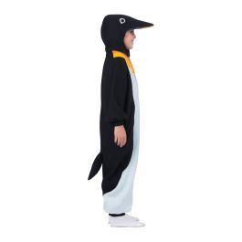 Disfraz pingüino talla unica niño (kigurumi con capucha y cola)