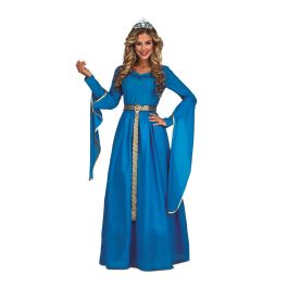 Disfraz para Adultos My Other Me Azul Princesa Medieval Princesa (2 Piezas)