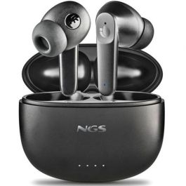 Auriculares Bluetooth NGS Ártica Hush con estuche de carga/ Autonomía 4h/ Negros Precio: 38.50000022. SKU: B1HJ42PMWE