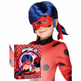 Peluca infantil ladybug con antifaz talla única