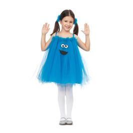 Disfraz para Niños My Other Me Cookie Monster Sesame Street Azul (2 Piezas) 5-6 Años