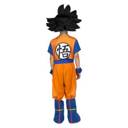 Disfraz goku con camisa, fajín, pantalones, cubrebotas y brazaletes talla 10-12 años