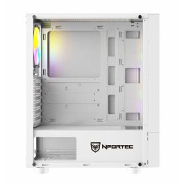 Caja Semitorre ATX Nfortec Caelum RGB Blanco