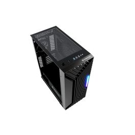Nfortec Caja Gaming Cristal Templado Nervia Black. Usb 3.0 A-Rgb. Negro