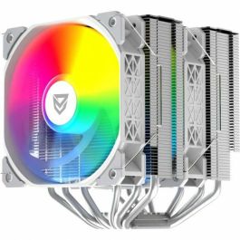 Nfortec Ventilador Cpu Doble Torre. Sculptor X. 6 Pipes 2X120Mm A-Rgb Pwm.Blanco