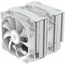 Nfortec Ventilador Cpu Doble Torre. Sculptor X. 6 Pipes 2X120Mm A-Rgb Pwm.Blanco