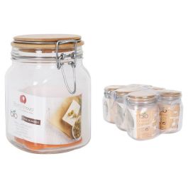 Tarro Hermético Primizie 1000 cc con Tapa de Bambú - Borgonovo (6 Unidades) Precio: 28.49999999. SKU: S2207942