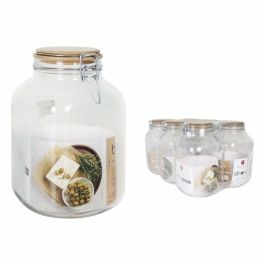 Tarro Hermético Primizie 3100 cc con Tapa de Bambú - Borgonovo (6 Unidades) Precio: 41.89000035. SKU: S2206088