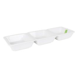 Bol Triple Blanco 29.3 x 9.5 x 3.3 cm Yummy - La Mediterranea (16 Unidades) Precio: 41.94999941. SKU: S2206498