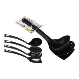 Set de 4 Utensilios de Cocina en Nylon Quttin Negro (15 Cajas) Precio: 46.49999992. SKU: S2207433