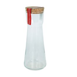 Botella de Cristal Royal Leerdam Balice Corcho 1L (6 Unidades)