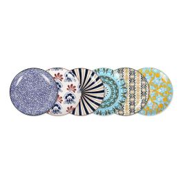 La Mediterranea Fuente Redonda Japonesa 20 cm Diámetro x 2.5 cm Alto. Surtido de 6 Diseños. (18 Unidades) Precio: 38.59000002. SKU: S2210509