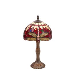 Lámpara de mesa Viro Belle Rouge Granate Zinc 60 W 20 x 37 x 20 cm