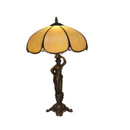 Lámpara de mesa Viro Virginia Beige Zinc 60 W 30 x 50 x 30 cm Precio: 176.94999949. SKU: B1H7FJRYM8