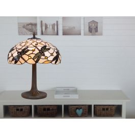 Lámpara de mesa Viro Pedrera Blanco Zinc 60 W 45 x 62 x 45 cm
