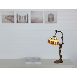 Lámpara de mesa Viro Marfil Marfil Zinc 60 W 20 x 54 x 20 cm
