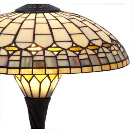 Lámpara de mesa Viro Quarz Ambar Zinc 60 W 40 x 56 x 40 cm