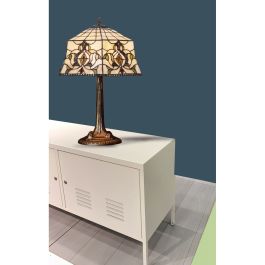 Lámpara de mesa Viro Hexa Marfil Zinc 60 W 40 x 60 x 40 cm