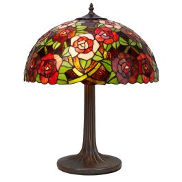 Lámpara de mesa Viro New York Rojo Zinc 60 W 45 x 62 x 45 cm