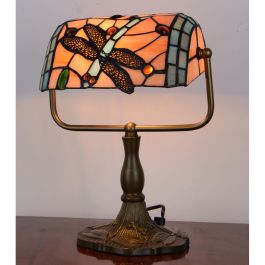 Lámpara de mesa Viro Iluminación Rosa Zinc 60 W 20 x 35 x 27 cm