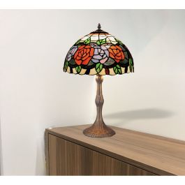 Lámpara de mesa Viro Rosy Multicolor Zinc 60 W 30 x 50 x 30 cm