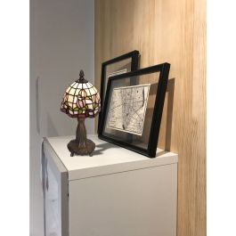 Lámpara de mesa Viro Iluminación Marrón Zinc 60 W 15 x 28 x 15 cm