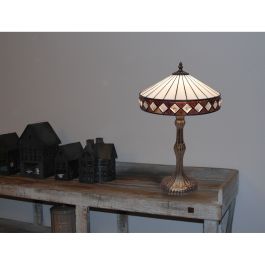 Lámpara de mesa Viro Ilumina Blanco Zinc 60 W 30 x 50 x 30 cm