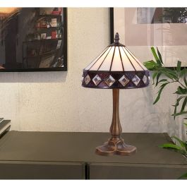 Lámpara de mesa Viro Ilumina Blanco Zinc 60 W 20 x 37 x 20 cm Lámpara de mesa Viro Ilumina Blanco Zinc 60 W 20 x 37 x 20 cm