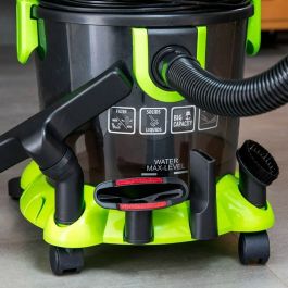 Aspiradora sin Bolsa Cecotec Conga Wet&Dry 1400W 15L Verde Negro Aspiradora sin Bolsa Cecotec Conga Wet&Dry 1400W 15L Verde Negro