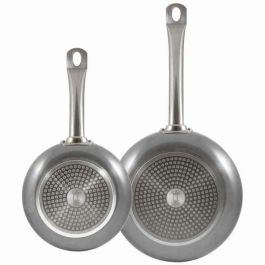 Set de Sartenes Bergner Negro Acero Inoxidable Aluminio Forjado (2 pcs) Set de Sartenes Bergner Negro Acero Inoxidable Aluminio Forjado (2 pcs)