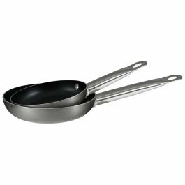 Set de Sartenes Bergner Negro Acero Inoxidable Aluminio Forjado (2 pcs) Set de Sartenes Bergner Negro Acero Inoxidable Aluminio Forjado (2 pcs)