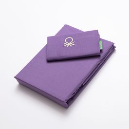 Juego de funda nórdica Benetton Rainbow Verde Morado 63 x 63 cm 2 Piezas