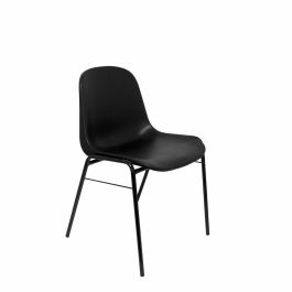 Silla Piqueras Y Crespo Alborea Confidente Apilable Asiento Monobloque En Pvc Negro Precio: 55.50000049. SKU: S5703176