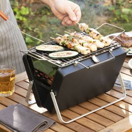 Maletín Barbacoa de Carbón Portátil y Plegable InnovaGoods Handy·Q (Reacondicionado A+)