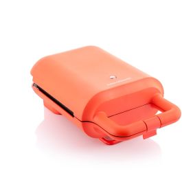 Gofrera y Sandwichera 2 en 1 con Recetas Wafflicher InnovaGoods Negro Rojo 600 W (Reacondicionado A+)