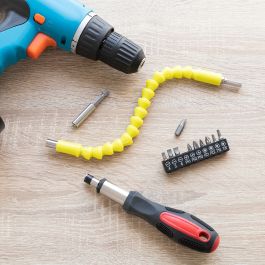 Extensor Flexible Magnético para Atornillador con Accesorios Drillex InnovaGoods 1 Pieza (Reacondicionado A+)